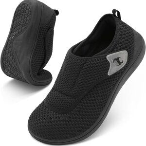 Womens Walking Shoes Comfortable Wide Diabetic Shoes Adjustable Elderly Neuropat